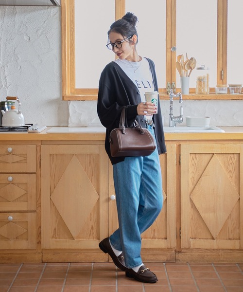 WEGO（ウィゴー）の「WEGO/ドロップショルダーカーディガン（カーディガン/ボレロ・メンズ・ブラック/ライトグレー/ダークグリーン/ネイビー/オレンジ/ライトベージュ・MEDIUM/LARGE）」の18枚目の写真