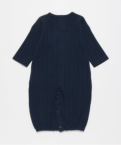 petit main（プティマイン）の「【オーガニック】モチーフ刺繍2WAYオール（ロンパース・キッズ・ネイビー/ライトグレー/アイボリー・50-70cm）」の14枚目の写真