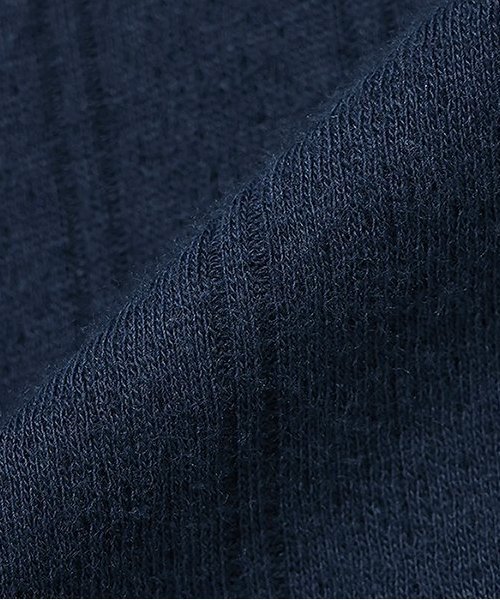 petit main（プティマイン）の「【オーガニック】モチーフ刺繍2WAYオール（ロンパース・キッズ・ネイビー/ライトグレー/アイボリー・50-70cm）」の6枚目の写真