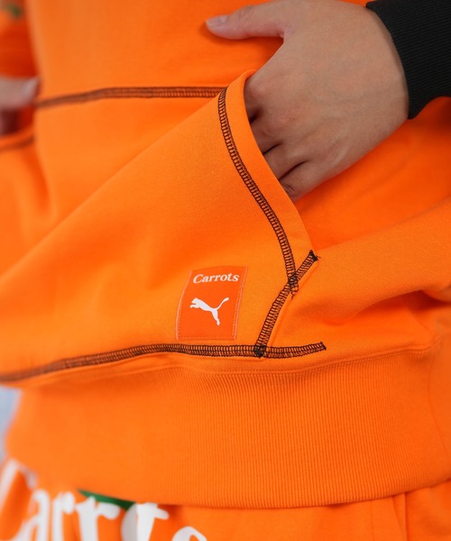【セール】【EC限定】PUMA/プーマ CARROTSコラボ プルオーバーパーカー ユニセックス セットアップ対応 627445（パーカー）｜PUMA（プーマ）
