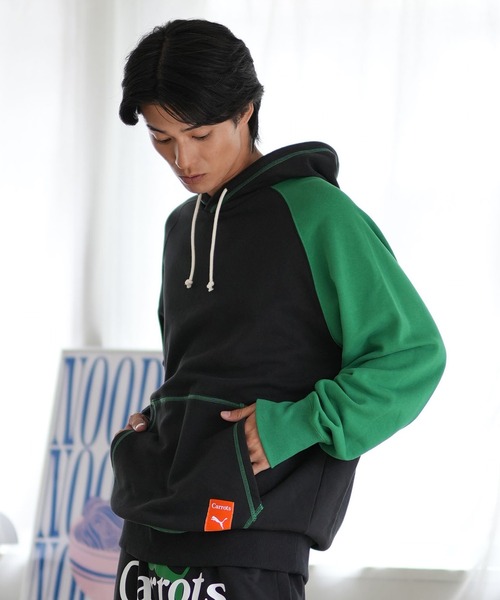 【セール】【EC限定】PUMA/プーマ CARROTSコラボ プルオーバーパーカー ユニセックス セットアップ対応 627445（パーカー）｜PUMA（プーマ）