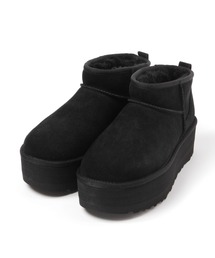 UGG FUNKETTE スライダー サンダル WEB限定】＜UGG（アグ）＞FUNKETTE レザースライダーシューズ