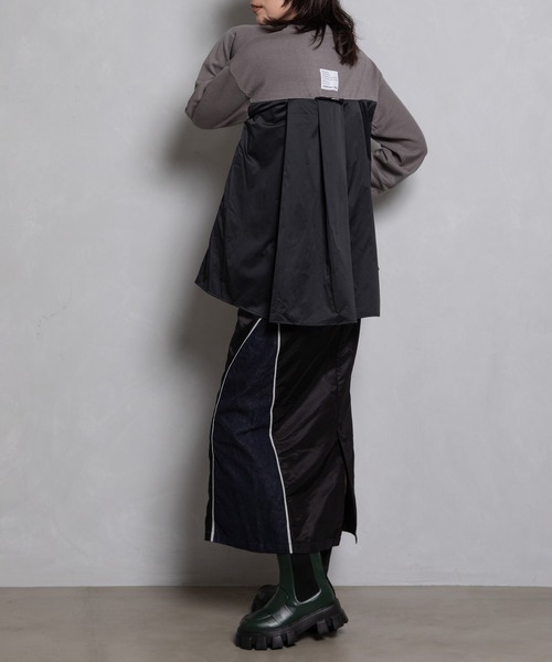 MARECHAL TERRE（マルシャルテル）の「フェザーロゴニットプルオーバー（ニット/セーター・レディース・ネイビー/オフホワイト/ブラック系/グレー系・MEDIUM）」の13枚目の写真