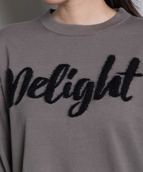 MARECHAL TERRE（マルシャルテル）の「フェザーロゴニットプルオーバー（ニット/セーター・レディース・ネイビー/オフホワイト/ブラック系/グレー系・MEDIUM）」の15枚目の写真