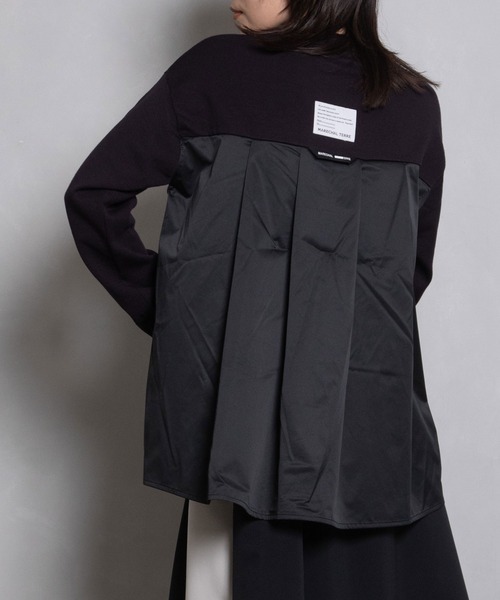 MARECHAL TERRE（マルシャルテル）の「フェザーロゴニットプルオーバー（ニット/セーター・レディース・ネイビー/オフホワイト/ブラック系/グレー系・MEDIUM）」の20枚目の写真