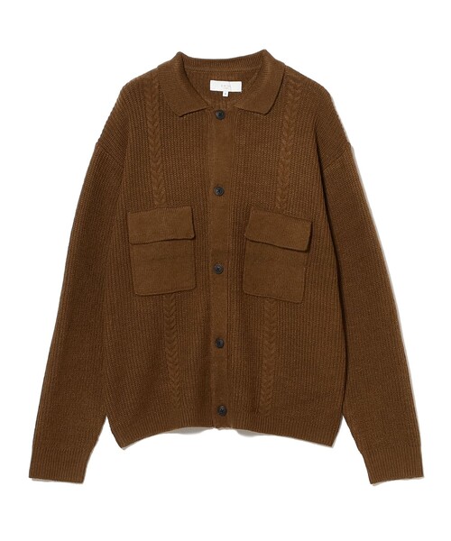 B:MING by BEAMS（ビーミングバイビームス）の「7ゲージ ケーブル ニット ジャケット（ニット/セーター・メンズ・ブラウン系その他3/ブラック・X-LARGE/LARGE/MEDIUM/SMALL）」の22枚目の写真