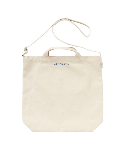 HUF（ハフ）の「REGIONAL 2WAY TOTE BAG（トートバッグ・メンズ・ブラック/ナチュラル・O/S）」の7枚目の写真