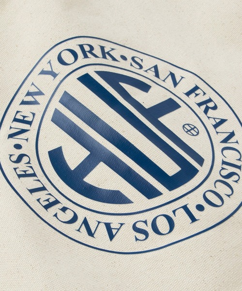 HUF（ハフ）の「REGIONAL 2WAY TOTE BAG（トートバッグ・メンズ・ブラック/ナチュラル・O/S）」の8枚目の写真