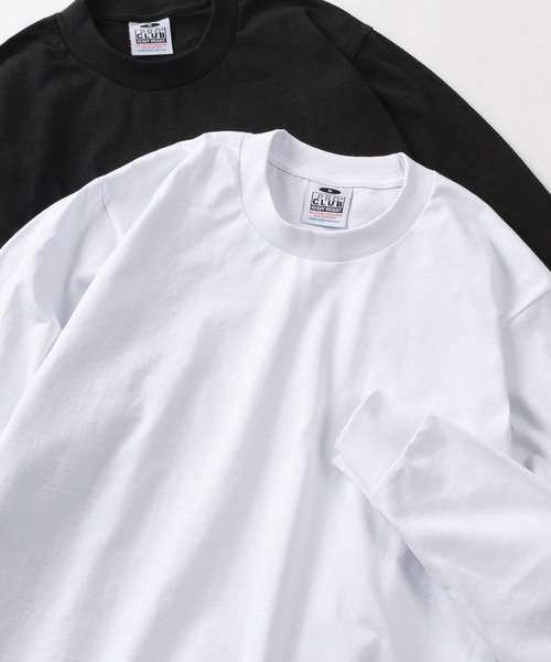 PRO CLUB (プロクラブ)の「【86】【PROCLUB/プロクラブ】6.5OZ ヘビーウェイト ロングスリーブTシャツ(Tシャツ/カットソー・メンズ・チャコールグレー/ブラック/ブラウン/ホワイト/グリーン/ホワイト系/ブラウン系/グレー系/ベージュ系/ブラック系・M/L/XL/S)」の3枚目の写真