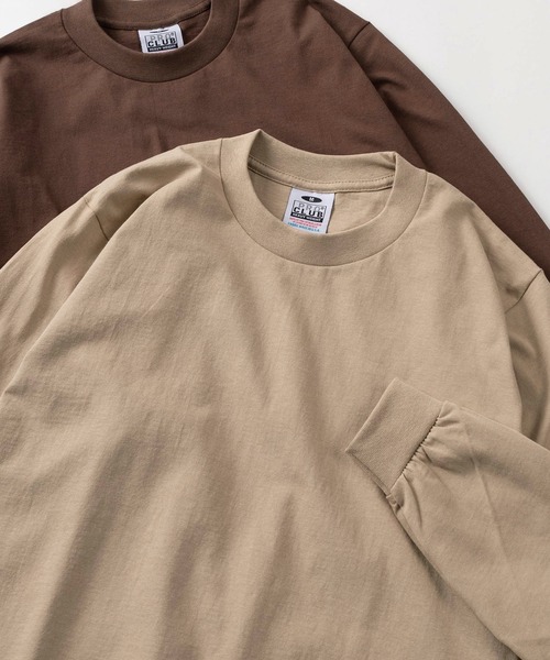 PRO CLUB (プロクラブ)の「【86】【PROCLUB/プロクラブ】6.5OZ ヘビーウェイト ロングスリーブTシャツ(Tシャツ/カットソー・メンズ・チャコールグレー/ブラック/ブラウン/ホワイト/グリーン/ホワイト系/ブラウン系/グレー系/ベージュ系/ブラック系・M/L/XL/S)」の9枚目の写真