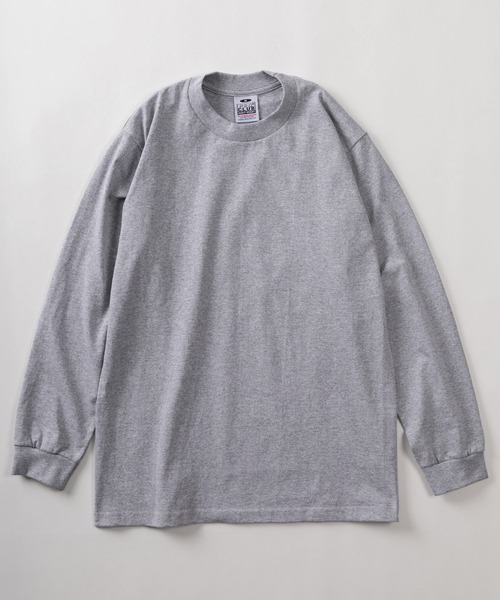 PRO CLUB (プロクラブ)の「【86】【PROCLUB/プロクラブ】6.5OZ ヘビーウェイト ロングスリーブTシャツ(Tシャツ/カットソー・メンズ・チャコールグレー/ブラック/ブラウン/ホワイト/グリーン/ホワイト系/ブラウン系/グレー系/ベージュ系/ブラック系・M/L/XL/S)」の11枚目の写真