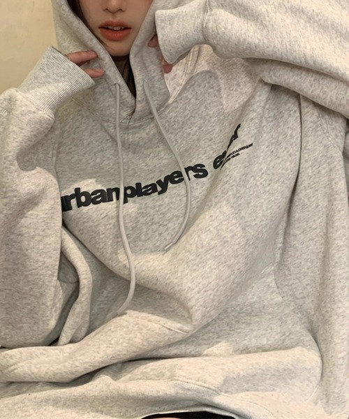 MEMECLE（メメクル）の「【 MEMECLE / メメクル 】ロゴプリント スウェット パーカー（パーカー・レディース・オートミール/ネイビー/ブラック/ホワイト・M/L）」の19枚目の写真