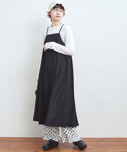 fig Ｌondon（フィグロンドン）の「chic　umbrella cami（ワンピース・レディース・ブラック・FREE）」の6枚目の写真