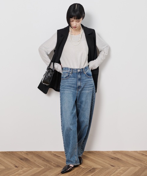 バックデザインテーラードベスト（ベスト）｜Shelly island（シェリー