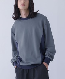 配色裏毛スウェット