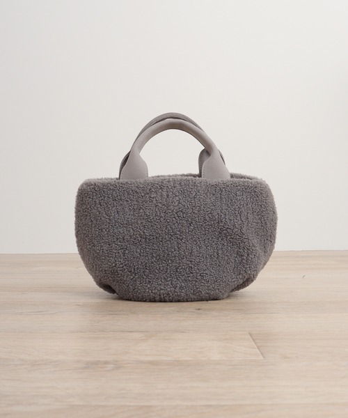 ROOTOTE(ルートート)の「ROOTOTE フェイクシアリングミニトート(トートバッグ・レディース・オフホワイト/グリーン系その他/ブラウン/グレー・FREE)」の10枚目の写真