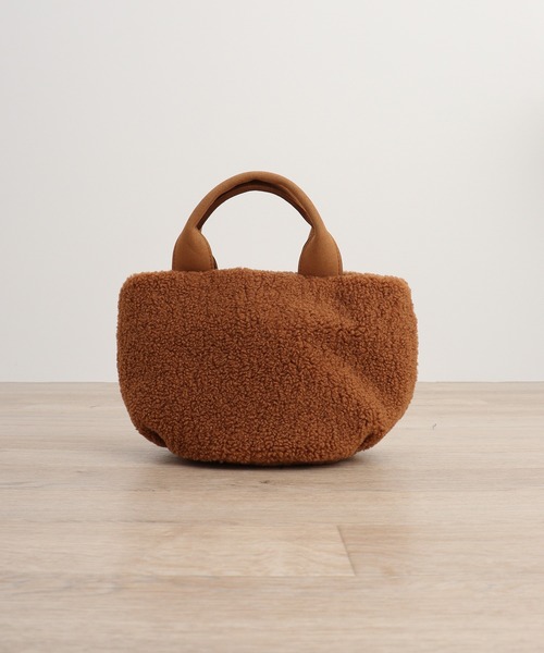 ROOTOTE(ルートート)の「ROOTOTE フェイクシアリングミニトート(トートバッグ・レディース・オフホワイト/グリーン系その他/ブラウン/グレー・FREE)」の14枚目の写真