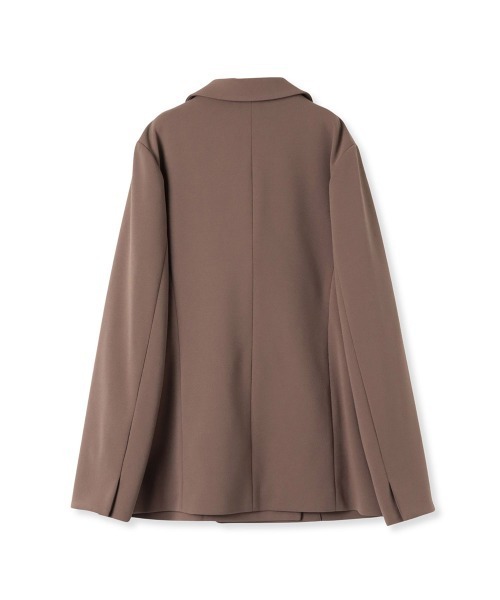 ketty（ケティ）の「ハイストレッチジョーゼットWジャケット≪手洗い可能≫（ダウンジャケット/コート・レディース・ネイビー/ブラウン・M）」の4枚目の写真
