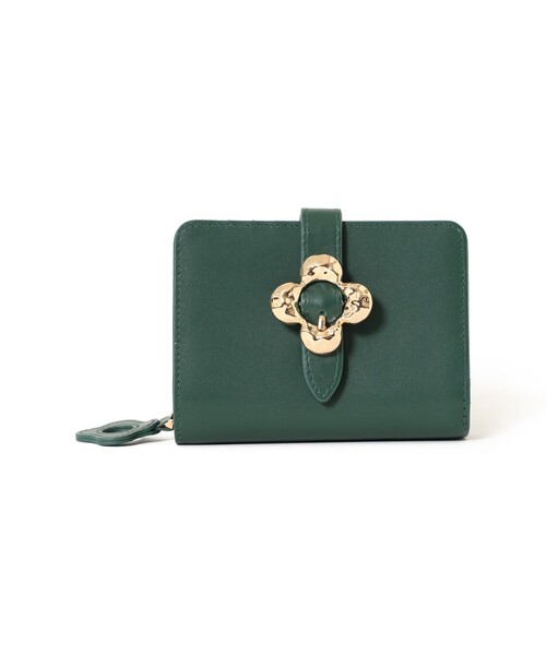 Ray BEAMS（レイビームス）の「【WEB限定】Hashibami / 花バックル ウォレット（財布・レディース・イエロー系その他5/グレー/グリーン系その他4/オレンジ/シルバー/ブラック・ONE SIZE）」の4枚目の写真