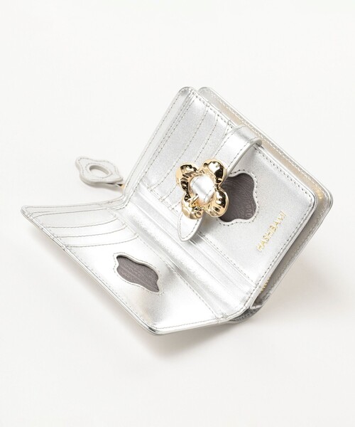 Ray BEAMS（レイビームス）の「【WEB限定】Hashibami / 花バックル ウォレット（財布・レディース・イエロー系その他5/グレー/グリーン系その他4/オレンジ/シルバー/ブラック・ONE SIZE）」の9枚目の写真