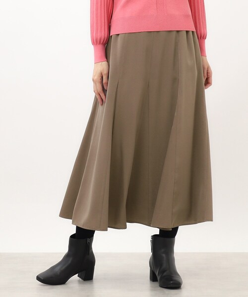 【セール】【WEB限定カラーあり／手洗い可】マキシフレアスカート（スカート）｜Reflect（リフレクト）