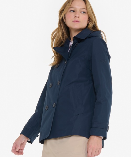 ☆お値下げ☆AIGLE ショートコート　GORE-TEX GORE-TEX ゴアテックス 防水 防風 透湿 フーデッド ショート