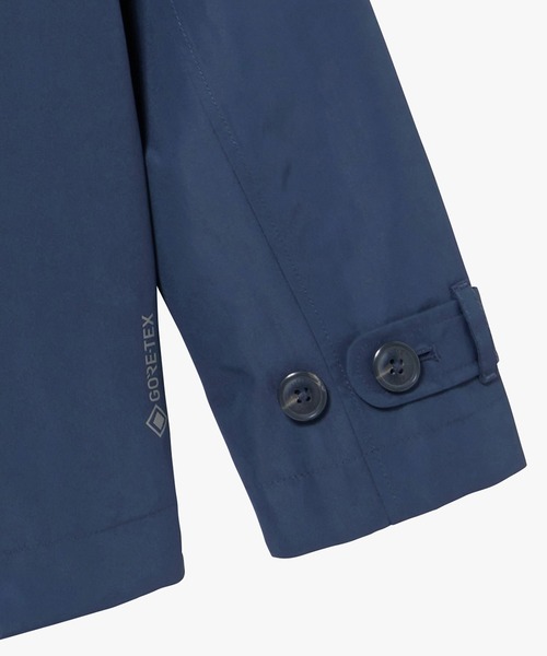 AIGLE(エーグル)の「GORE-TEX ゴアテックス 防水 防風 透湿 フーデッド ショートトレンチコート フード取り外し可(トレンチコート・レディース・ベージュ/ダークネイビー/モスグリーン/ライトパープル・36/40/34/38)」の10枚目の写真