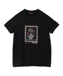 CABaN Tシャツ2枚セット ホワイト S ブラック F CABaN タイプライターダブルクロス アシンメトリックフリル