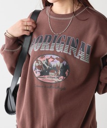 マウンテンプリントスウェット