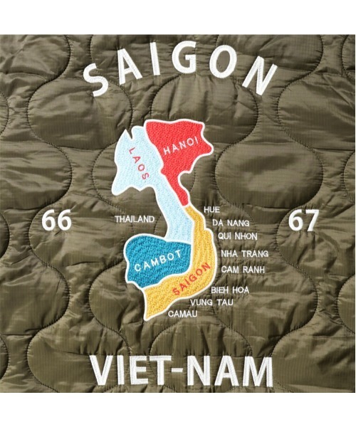 HOUSTON（ヒューストン）の「HOUSTON キルティングベトジャン(MAP