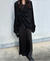 Ameri | KNIT LAYERED CAMI DRESS(ワンピース)