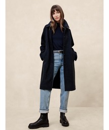 BANANA REPUBLIC ベージュ ファーコート M BANANA REPUBLIC FACTORY STORE（バナナリパブリック