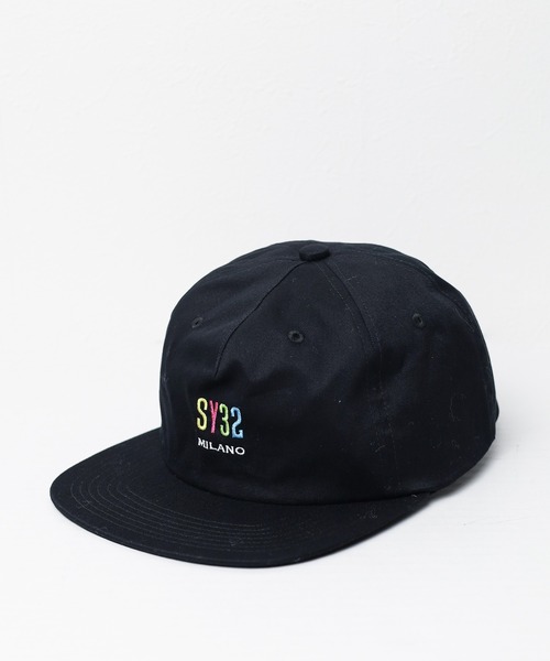 SY32 by SWEET YEARS(エスワイサーティトゥバイスィートイヤーズ)の「【SY32 by SWEET YEARS】MINI LOG CAP(キャップ・メンズ・ブラック系その他/ブラック・FREE)」の4枚目の写真