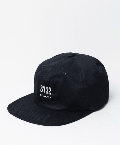 SY32 by SWEET YEARS(エスワイサーティトゥバイスィートイヤーズ)の「【SY32 by SWEET YEARS】MINI LOG CAP(キャップ・メンズ・ブラック系その他/ブラック・FREE)」の5枚目の写真