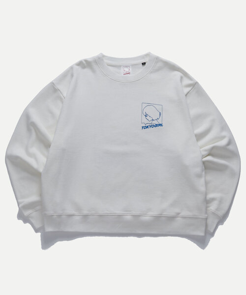 TOKYOGIRL（トーキョーガール）の「【WEB限定】東京ガールラインロゴクルースウェット（スウェット・レディース・ブラック系その他/サンドベージュ/ブラック/ホワイト・MEDIUM/LARGE/X-LARGE）」の5枚目の写真