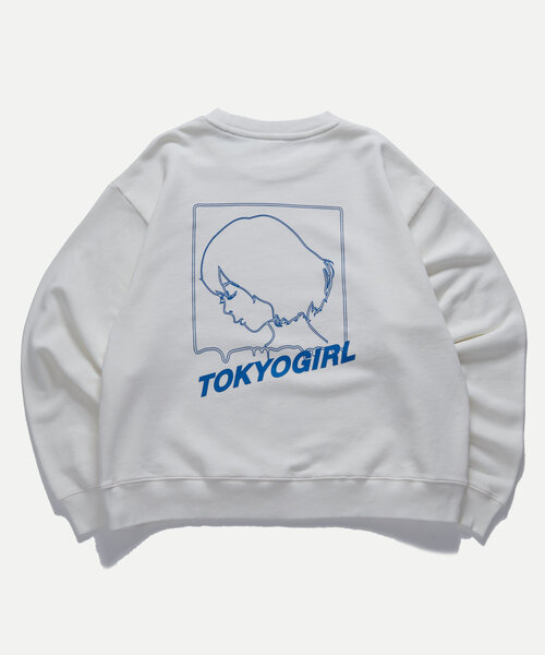 TOKYOGIRL（トーキョーガール）の「【WEB限定】東京ガールラインロゴクルースウェット（スウェット・レディース・ブラック系その他/サンドベージュ/ブラック/ホワイト・MEDIUM/LARGE/X-LARGE）」の8枚目の写真