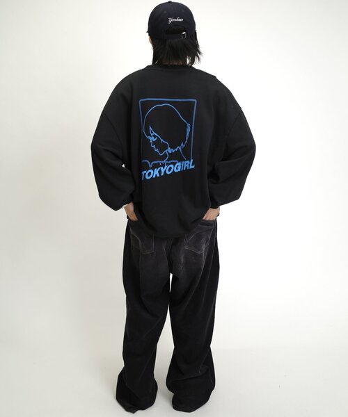 TOKYOGIRL（トーキョーガール）の「【WEB限定】東京ガールラインロゴクルースウェット（スウェット・レディース・ブラック系その他/サンドベージュ/ブラック/ホワイト・MEDIUM/LARGE/X-LARGE）」の11枚目の写真