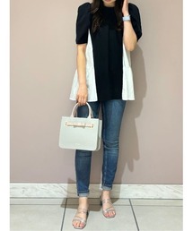 Samantha Thavasa（サマンサタバサ）の「新バイカラーエムシュシュⅡ トートバッグ（トートバッグ）」