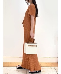 Samantha Thavasa（サマンサタバサ）の「新バイカラーエムシュシュⅡ トートバッグ（トートバッグ）」