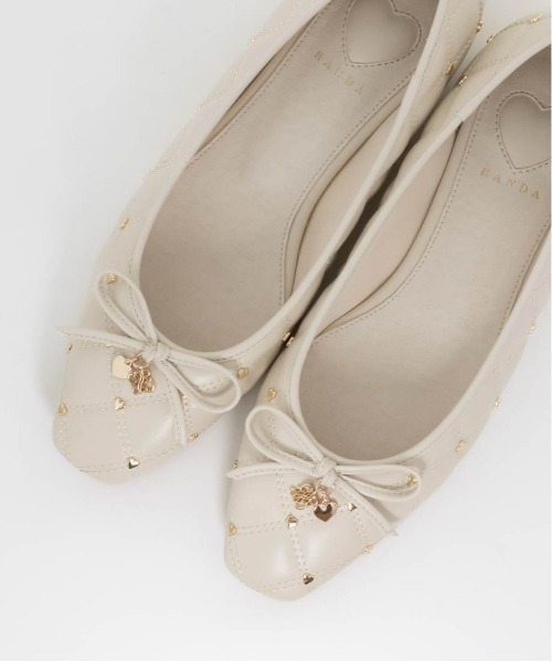 セール】【Heart Collection】キルティング×ハートフラット