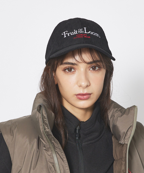 FRUIT OF THE LOOM（フルーツオブザルーム）の「【FRUIT OF THE LOOM】コーデュロイ キャップ / CORDUROY LAW CAP【WEB限定】（キャップ・レディース・グレー/ブラック/ブルー/ホワイト・フリー）」の6枚目の写真