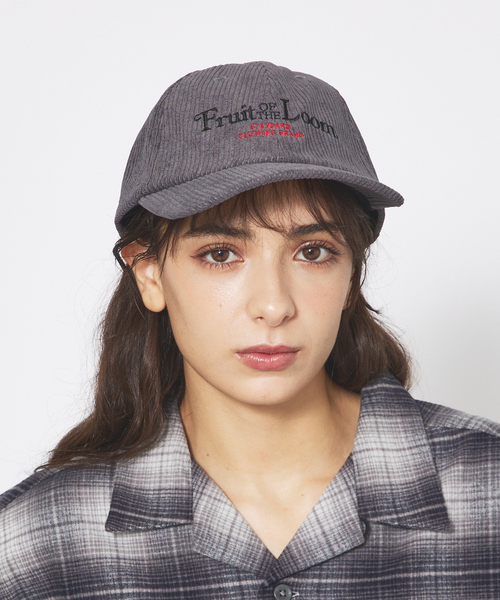 FRUIT OF THE LOOM（フルーツオブザルーム）の「【FRUIT OF THE LOOM】コーデュロイ キャップ / CORDUROY LAW CAP【WEB限定】（キャップ・レディース・グレー/ブラック/ブルー/ホワイト・フリー）」の8枚目の写真