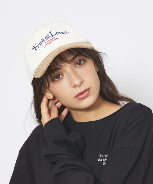 FRUIT OF THE LOOM（フルーツオブザルーム）の「【FRUIT OF THE LOOM】コーデュロイ キャップ / CORDUROY LAW CAP【WEB限定】（キャップ・レディース・グレー/ブラック/ブルー/ホワイト・フリー）」の11枚目の写真