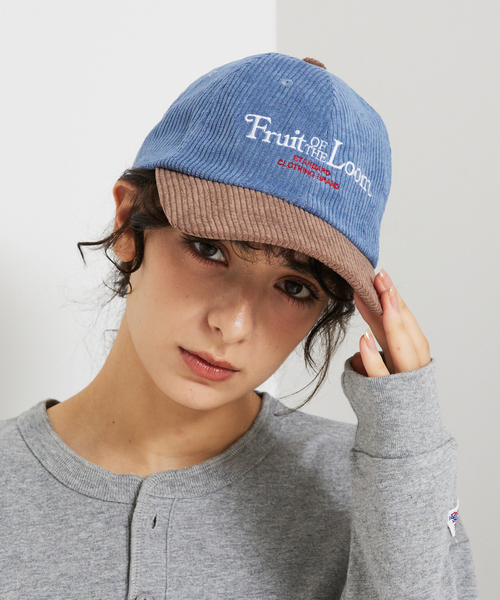 FRUIT OF THE LOOM（フルーツオブザルーム）の「【FRUIT OF THE LOOM】コーデュロイ キャップ / CORDUROY LAW CAP【WEB限定】（キャップ・レディース・グレー/ブラック/ブルー/ホワイト・フリー）」の13枚目の写真