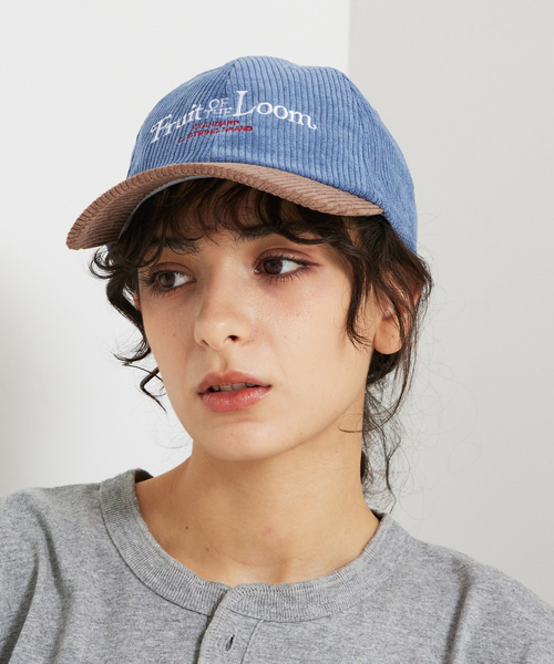 FRUIT OF THE LOOM（フルーツオブザルーム）の「【FRUIT OF THE LOOM】コーデュロイ キャップ / CORDUROY LAW CAP【WEB限定】（キャップ・レディース・グレー/ブラック/ブルー/ホワイト・フリー）」の14枚目の写真