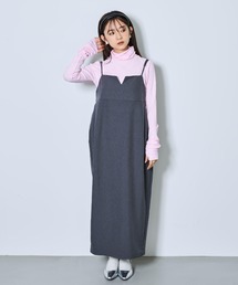 【150㎝前後の小柄さんサイズ】コクーンキャミワンピース