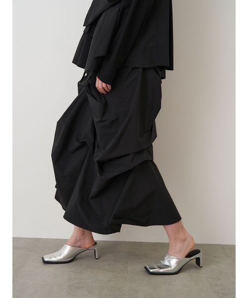 タックドレープタフタスカート（スカート）｜ELENDEEK（エレンディーク）