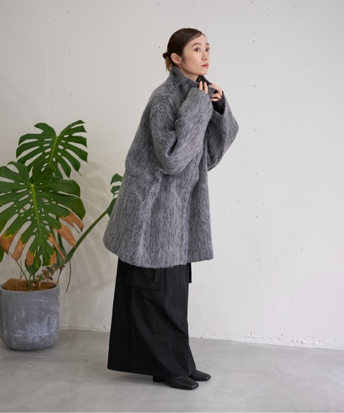 セール】スタンドカラーコート（ステンカラーコート）｜nearness