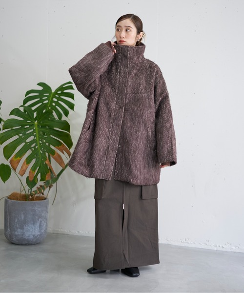 セール】スタンドカラーコート（ステンカラーコート）｜nearness