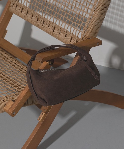 スウェード調 ハンド ショルダー マルチ ショルダーバッグ（ショルダーバッグ）｜en CAnAF（エンカナフ）